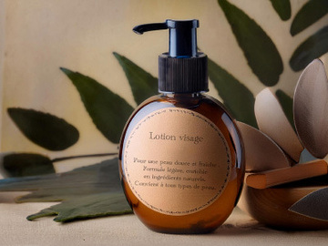etiquette cosmétique design épuré